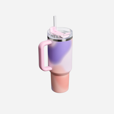 Stanley Quencher H2.0 FlowState Tumbler Rose Petal Motion 40 oz