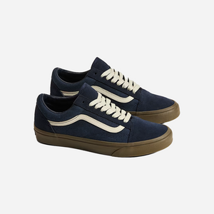 Vans Old Skool Shoe Navy Blue / Gum