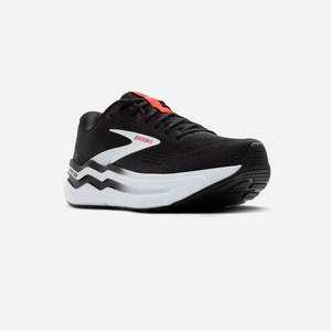 Brooks Ghost Max 2 Black White Fiery Red