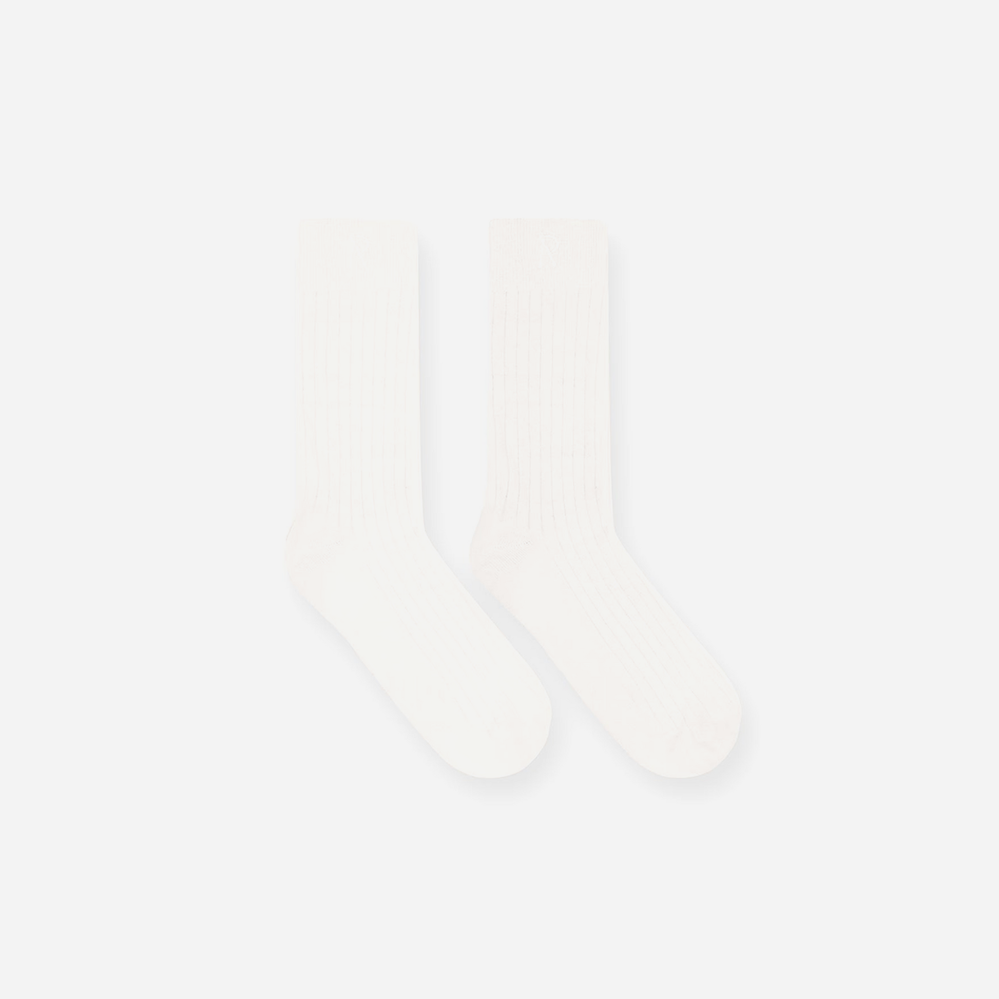 REPRESENT SS25 Initial Socks Flat White