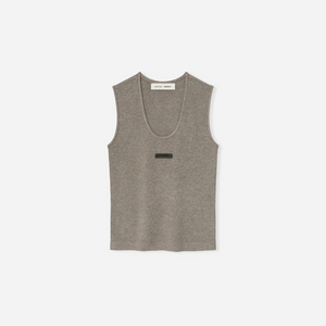 Fear Of God Essentials SS25 Womens Soft Rib Knit Tank- Homestead Heather