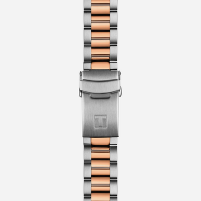 Tissot Seastar 1000 Powermatic 80 Black Dial Two-Tone Rose Gold 40mm