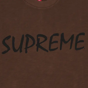 Supreme FTP Logo Tshirt Brown