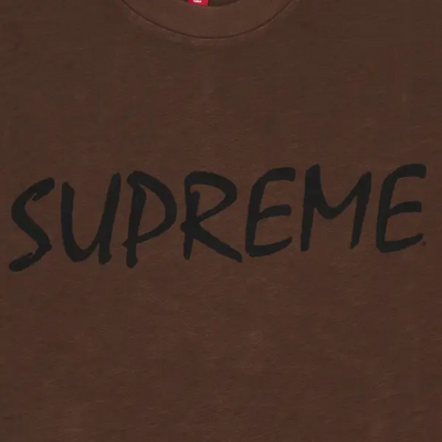 Supreme FTP Logo Tshirt Brown