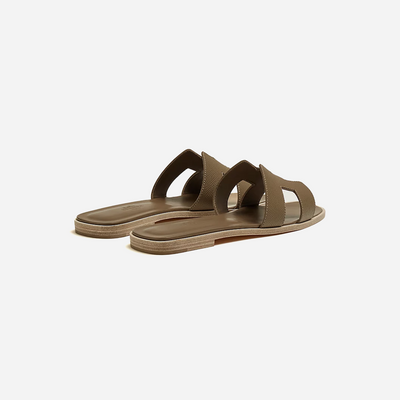 Hermes Oran sandal Étoupe