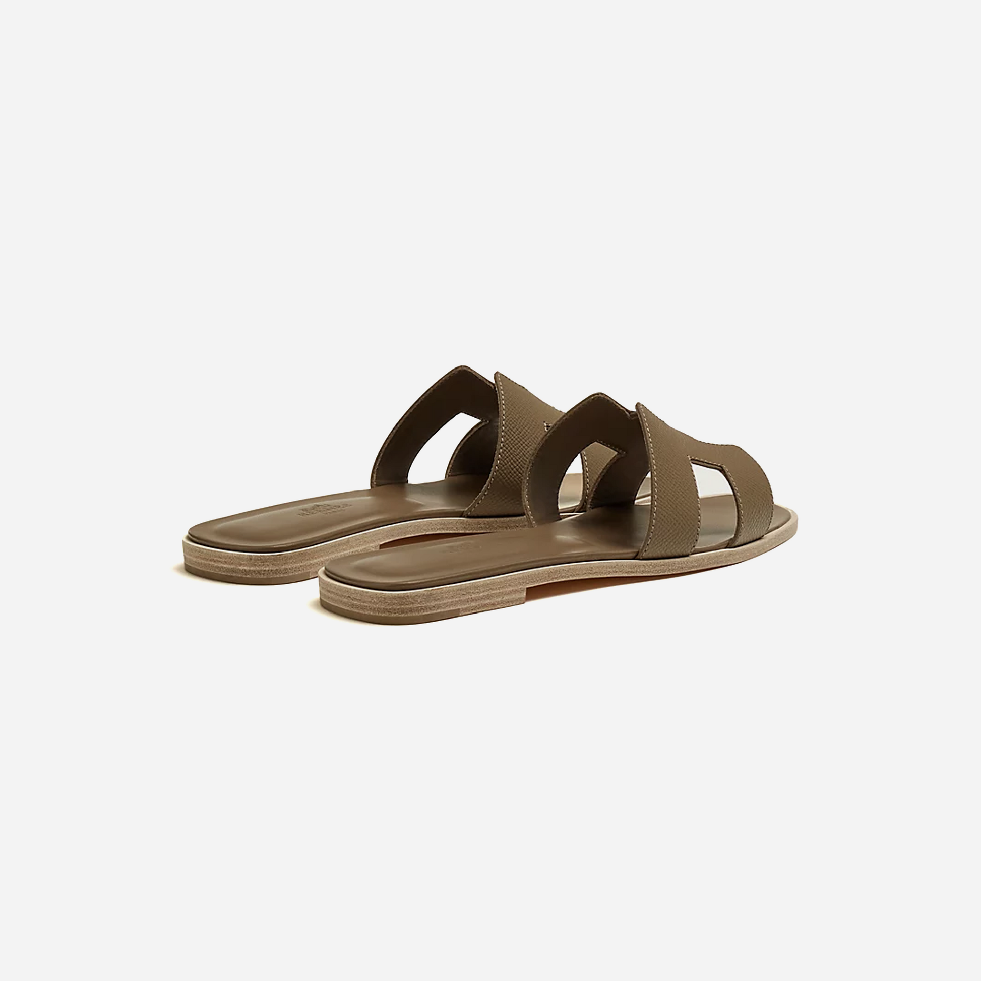 Hermes Oran sandal Étoupe