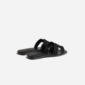Hermes Oran sandal Noir