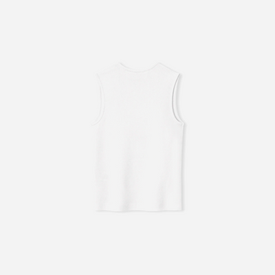 Fear Of God Essentials SS25 Womens Soft Rib Knit Tank- Cloud-White