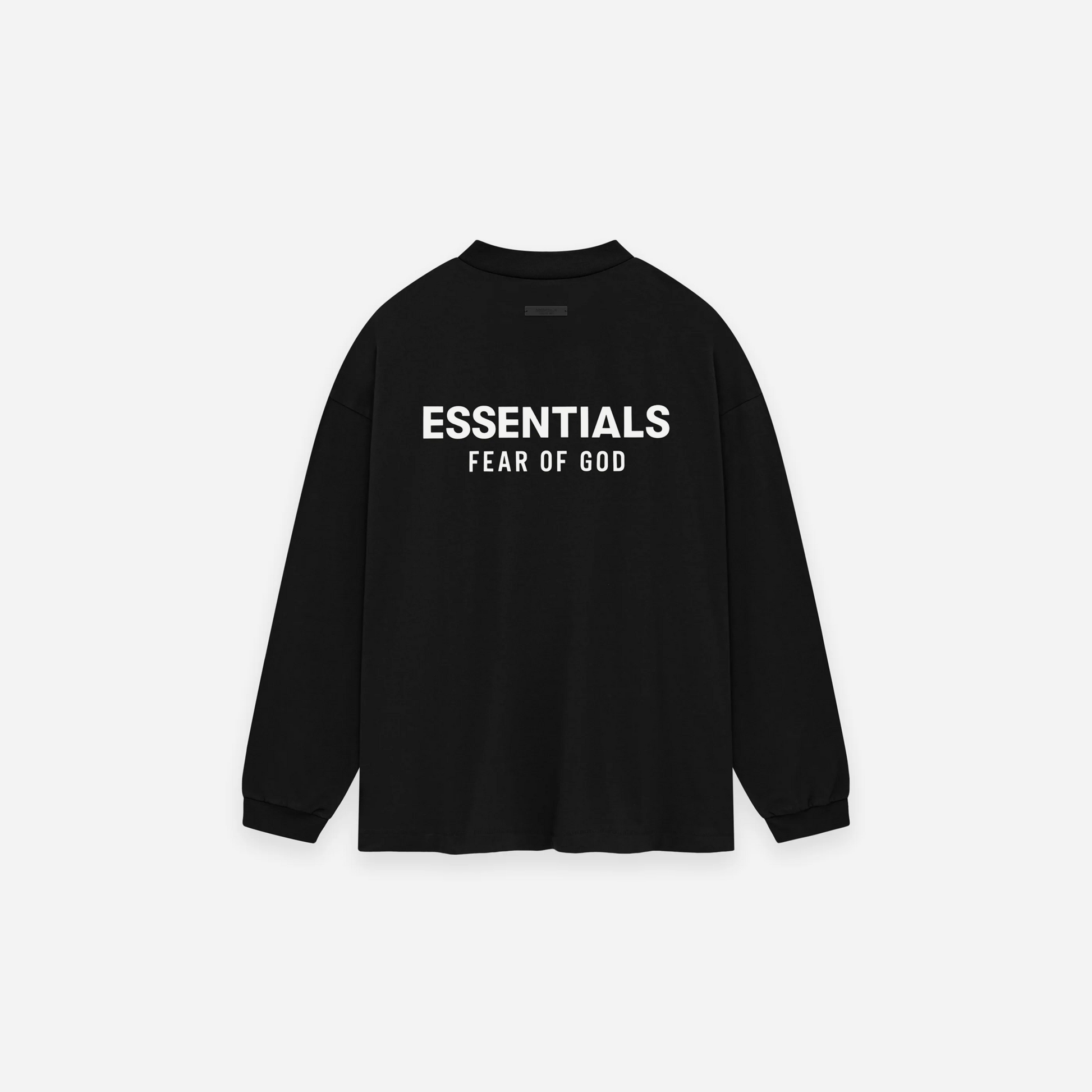 Fear Of God Essentials SS25 Jersey Long Sleeve T-Shirt Black