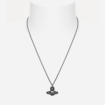 Vivienne Westwood Man. Trudy Pendant Necklace Black Cz
