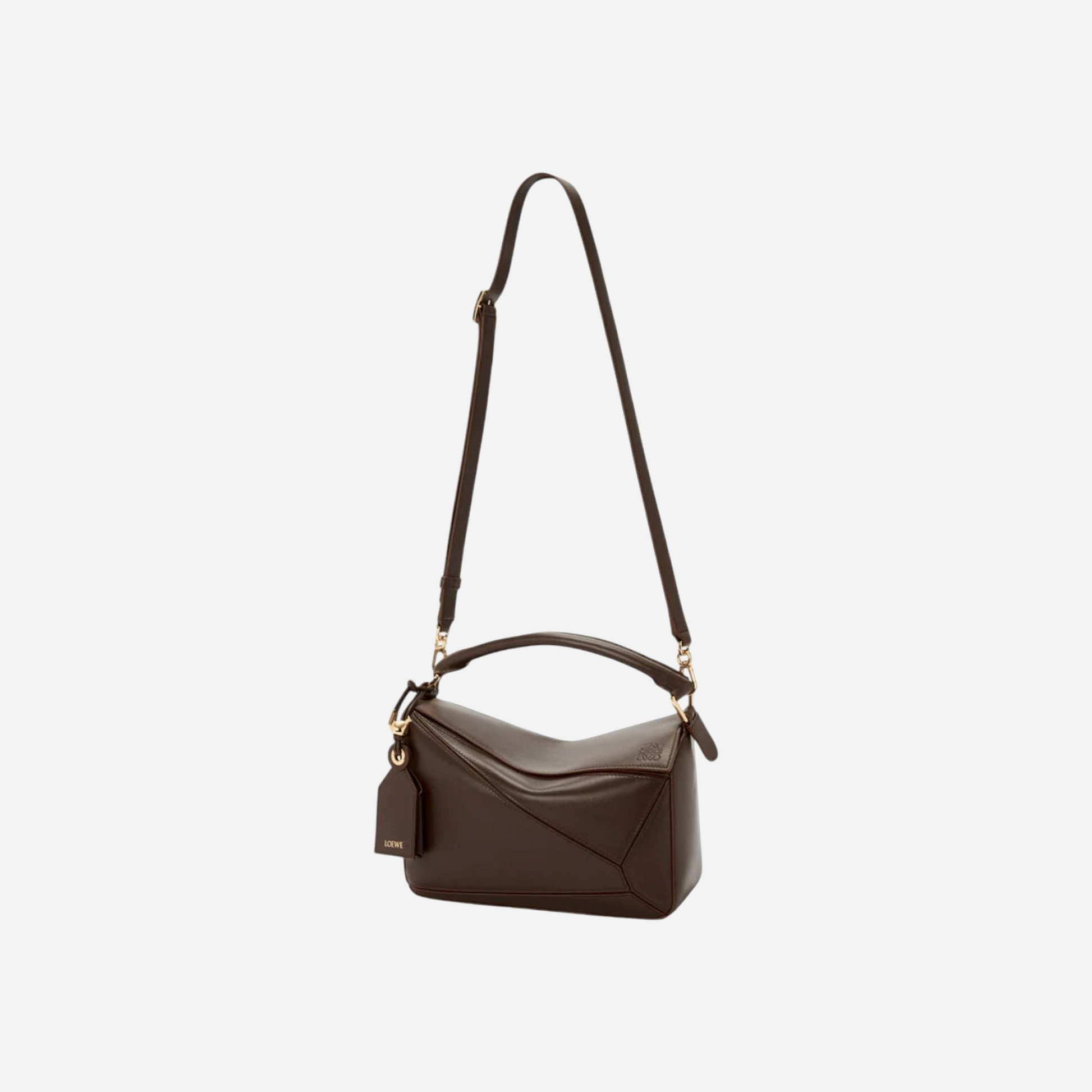 Loewe Puzzle Bag Small Dark Brownie