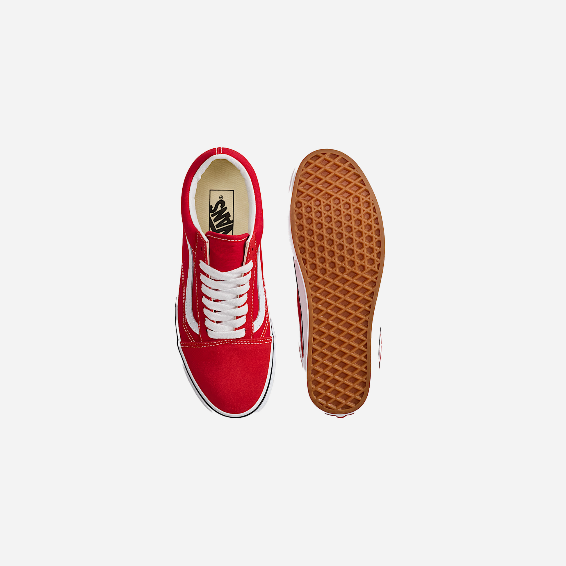 Vans Old Skool Shoe Racing Red / White