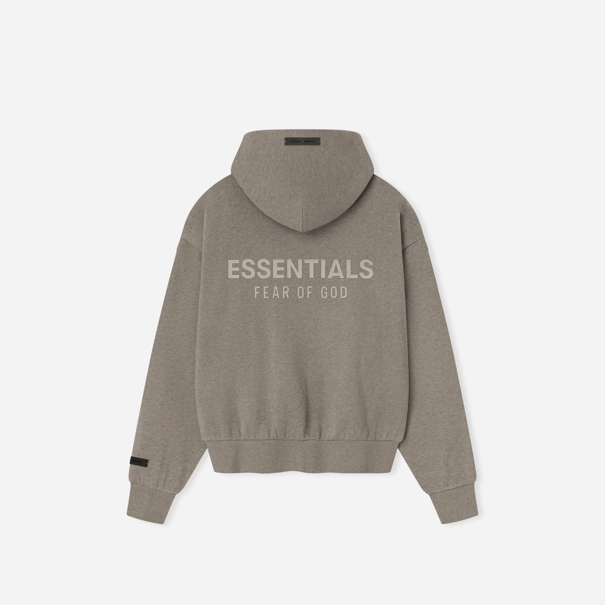 Fear Of God Essentials SS25 Classic Fleece Zip-Up Hoodie - Homestead Heather