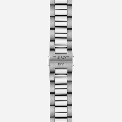 Tissot PR 100 Quartz Black Dial 40mm Grey Stainless Steel Bracelet Watch