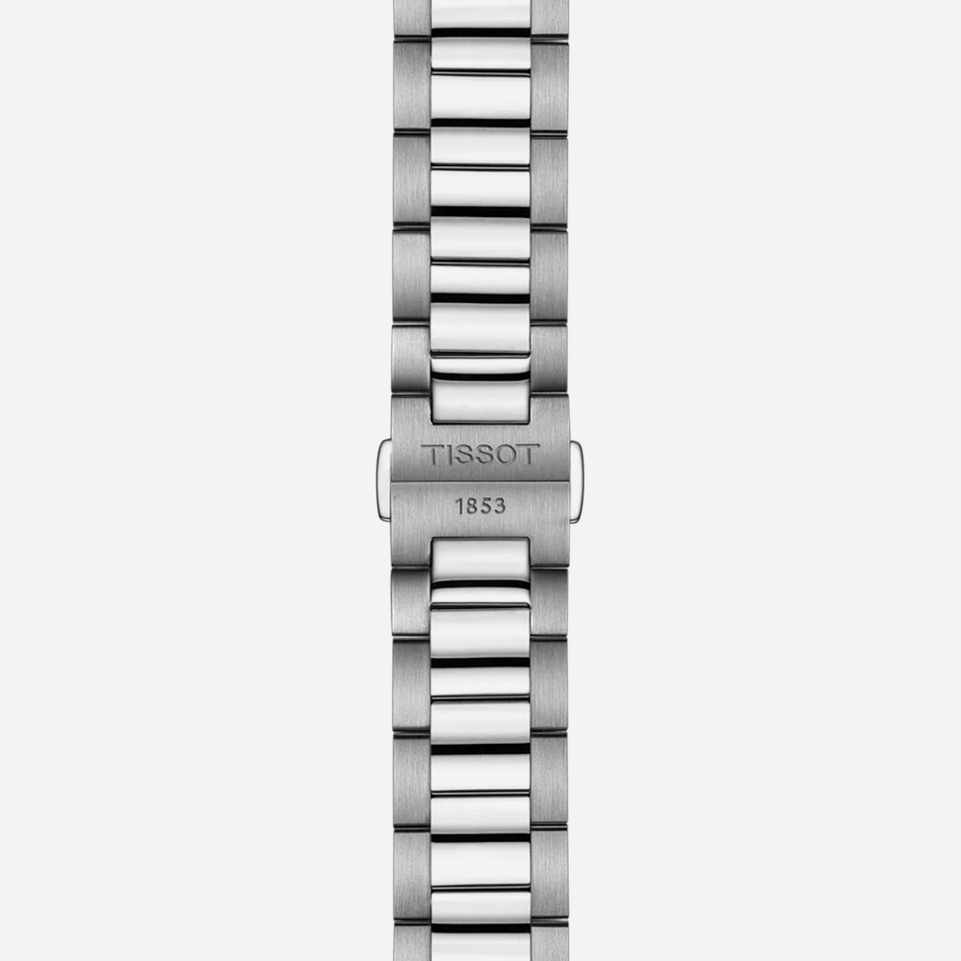 Tissot PR 100 Quartz Black Dial 40mm Grey Stainless Steel Bracelet Watch