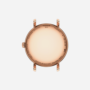 Tissot Everytime White Dial 34mm Beige Leather Strap Quartz Watch