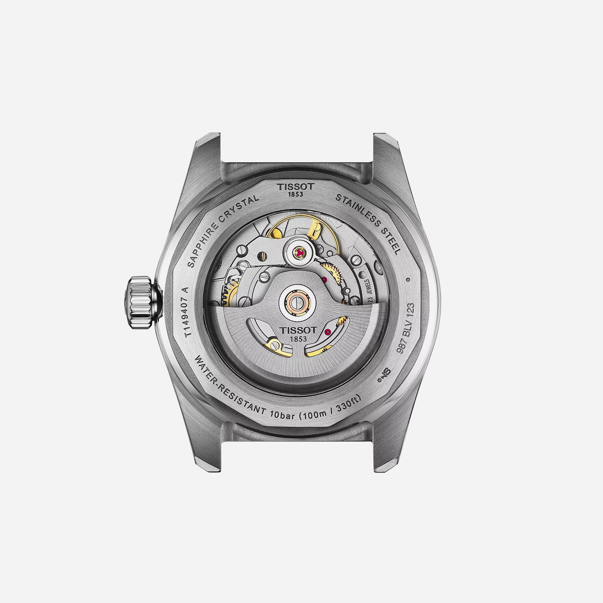 Tissot PR516 Powermatic 80 White Dial Grey & Yellow Gold PVD Stainless Steel Automatic Watch