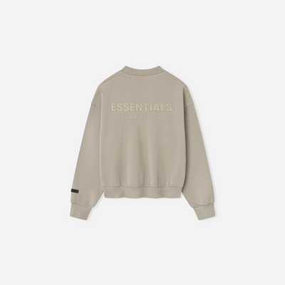 Fear Of God Essentials SS25 Classic Fleece Crewneck- Timber
