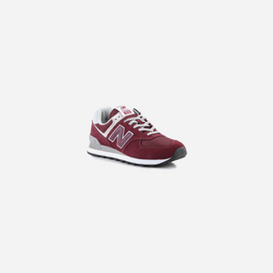 New Balance Burgundy with White