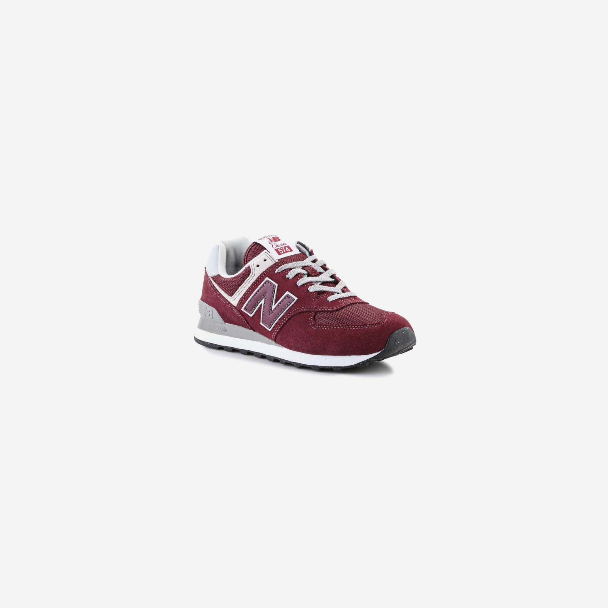 New Balance Burgundy with White