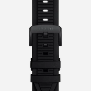 Tissot T-Race Black Silicone Strap Dark Grey Dial 45mm Quartz Chronograph Watch