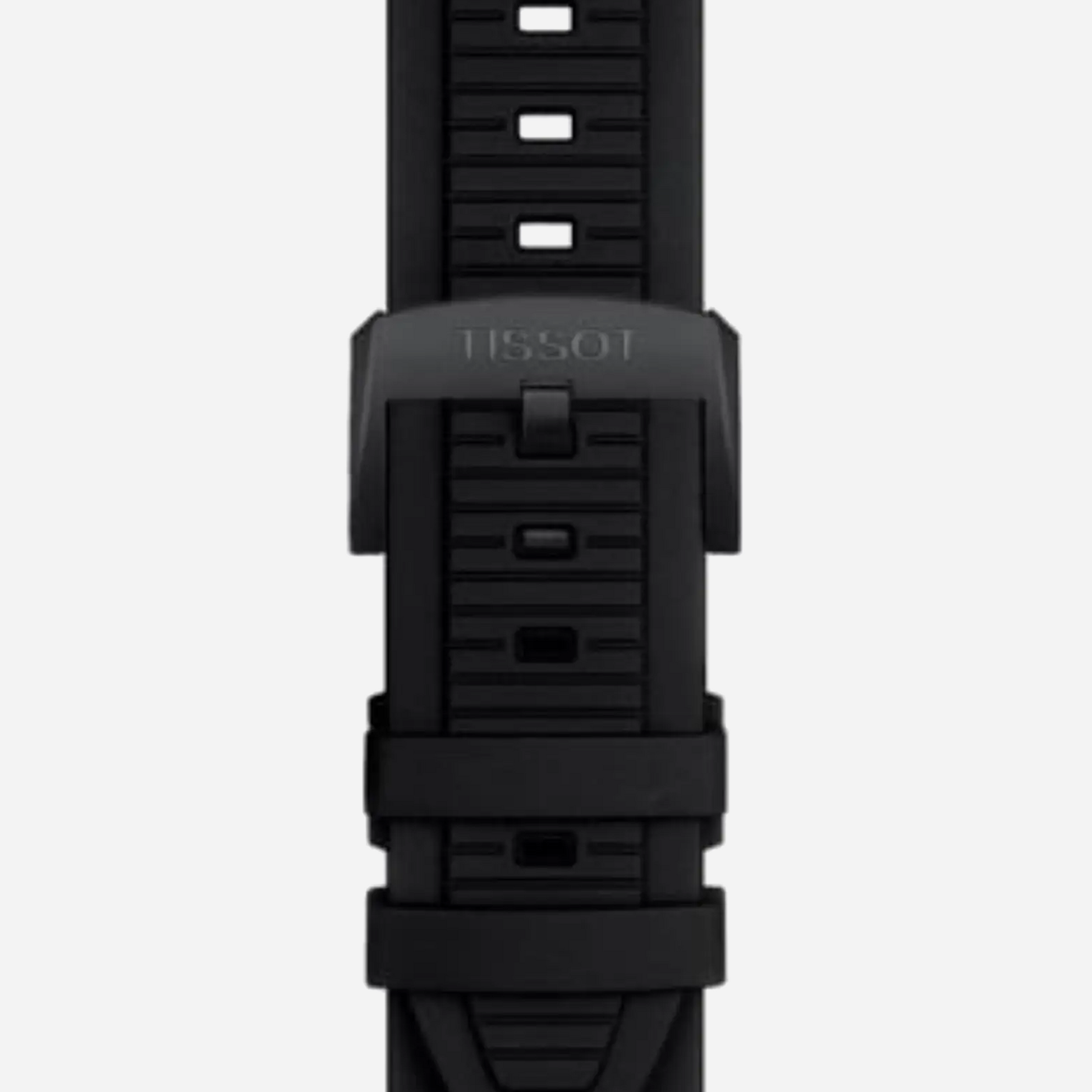 Tissot T-Race Black Silicone Strap Dark Grey Dial 45mm Quartz Chronograph Watch