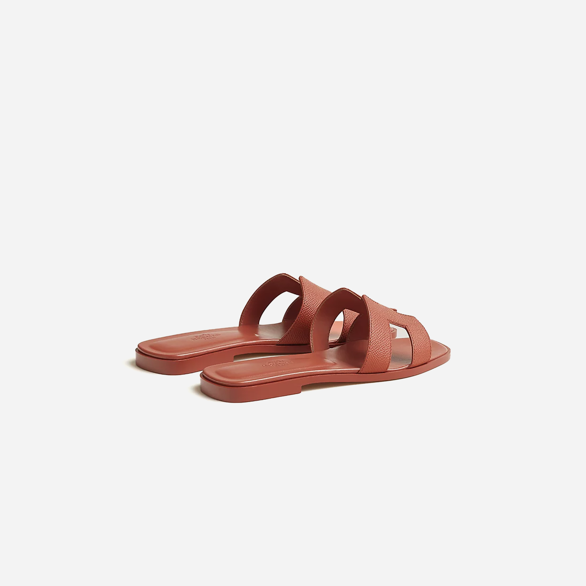 Hermes Oran sandal Orange Canyon