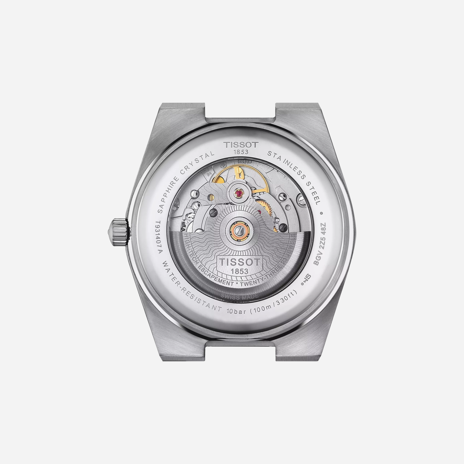 Tissot PRX Powermatic 80 40mm Silver Dial Grey Stainless Steel Steel & 18K Gold Bezel Automatic Watch