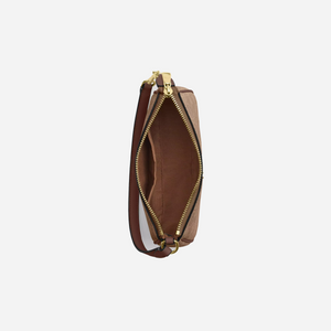 COACH Nolita 19 In Signature Canvas Gold/Tan/Brown