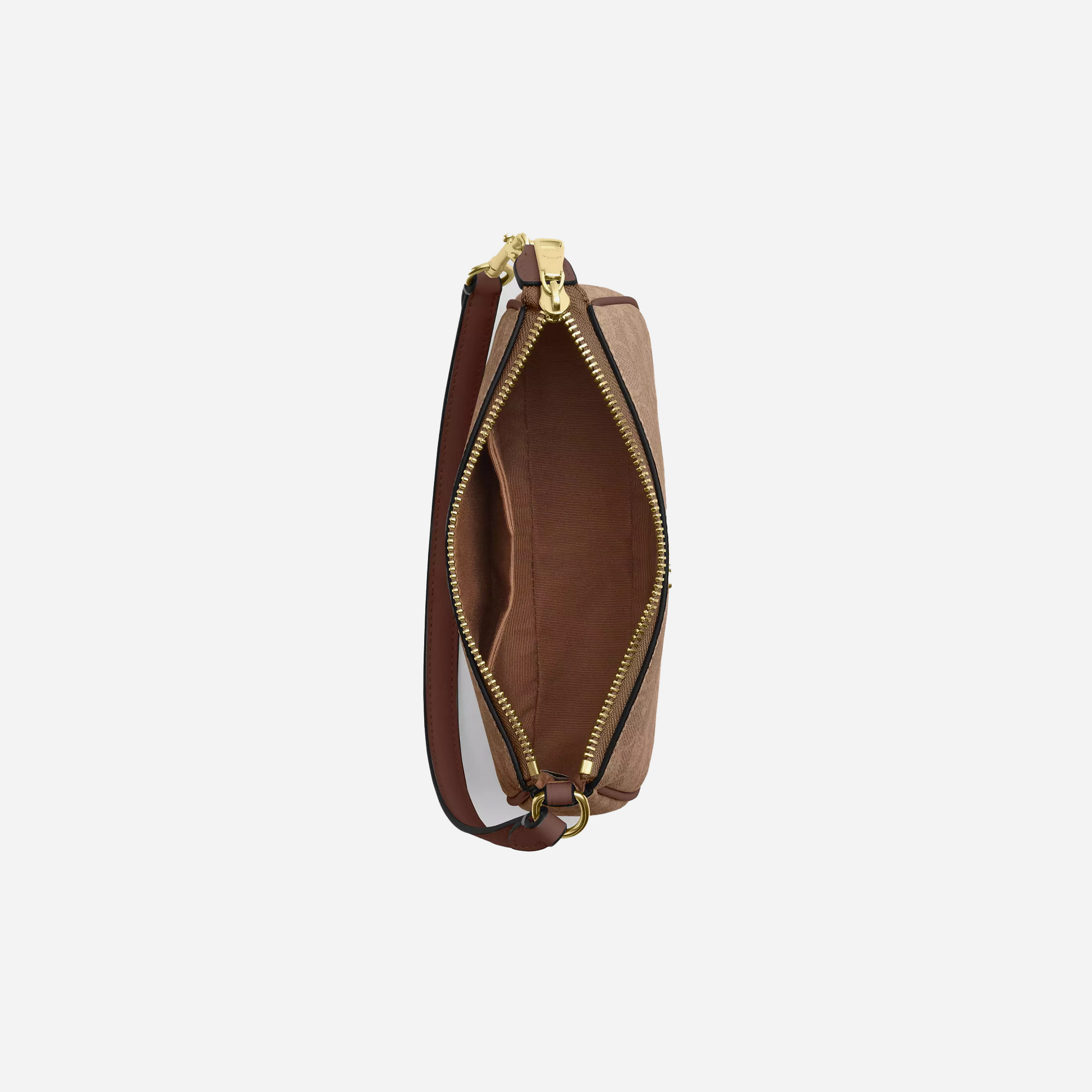 COACH Nolita 19 In Signature Canvas Gold/Tan/Brown