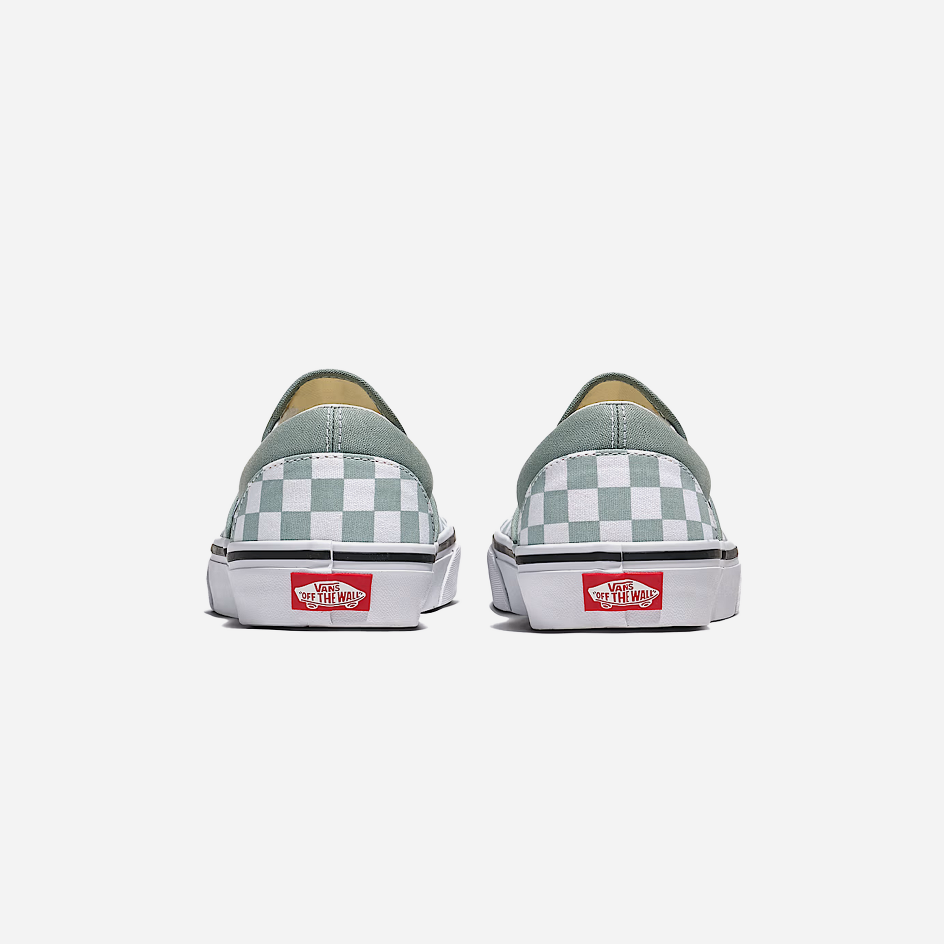 Vans Classic Slip-On Checkerboard Shoe Pure Grey / White