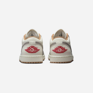 Nike Air Jordan 1 Low Sail/Fire Red College Grey Hemp