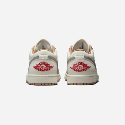 Nike Air Jordan 1 Low Sail/Fire Red College Grey Hemp
