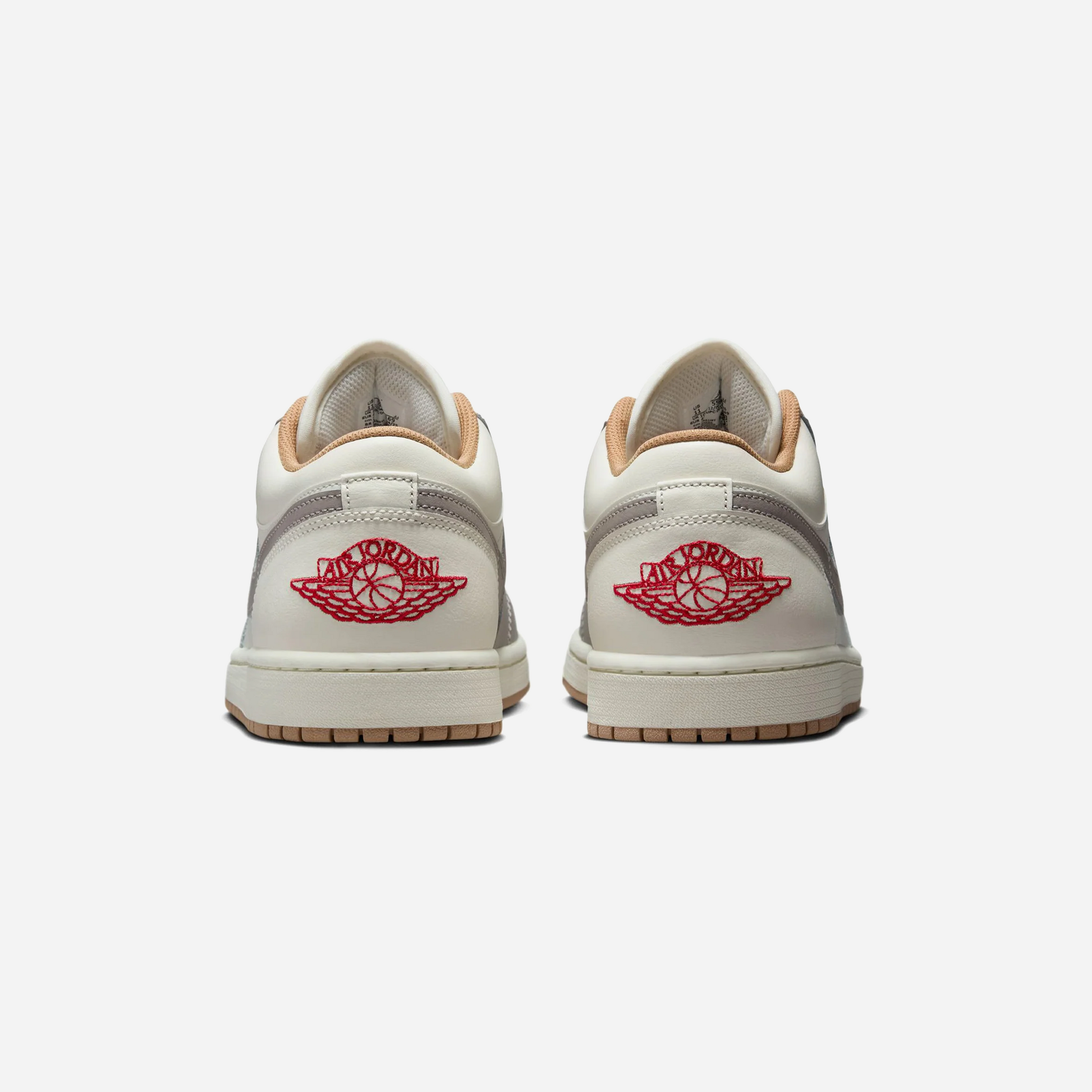 Nike Air Jordan 1 Low Sail/Fire Red College Grey Hemp