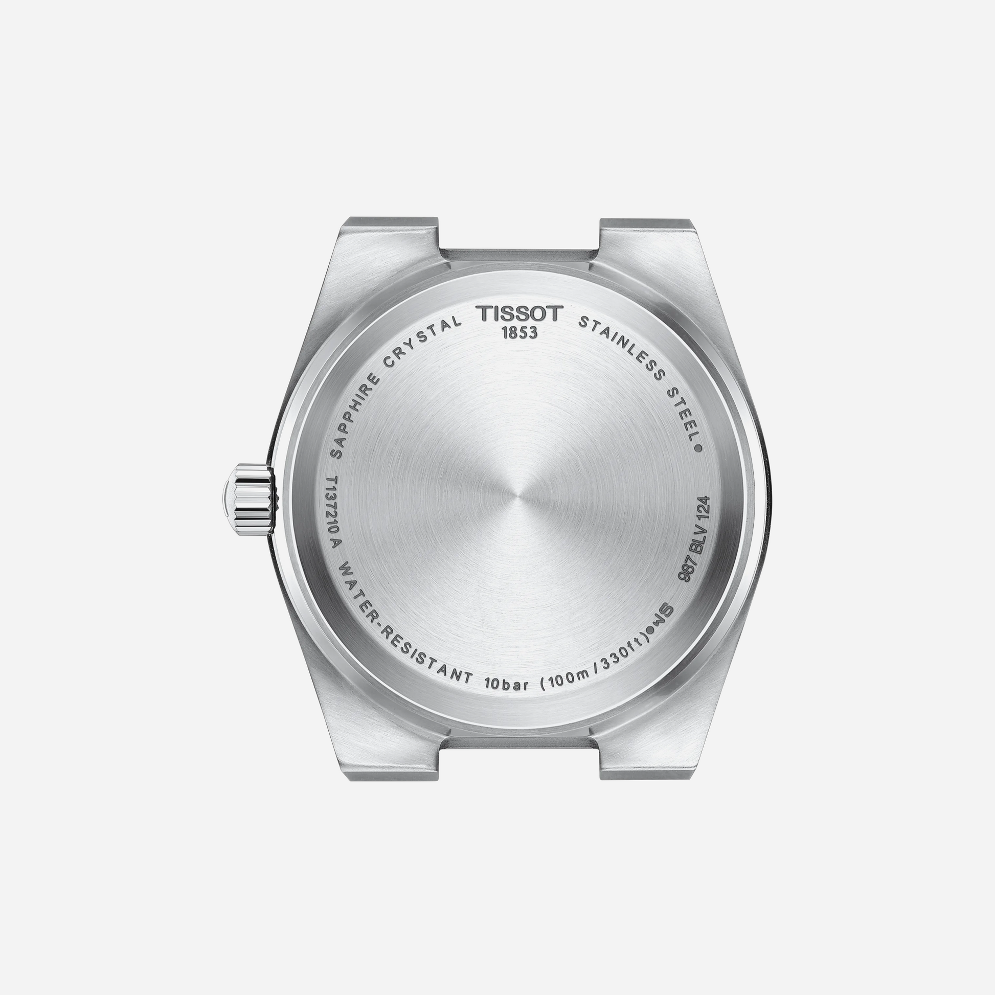 Tissot PRX Quartz 35mm Red Dial Grey Stainless Steel Watch