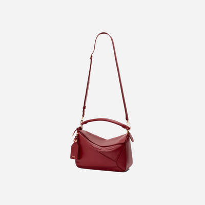 Loewe Puzzle Bag Small Burnt Red