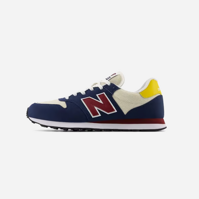 New Balance Unisex GM500ITB Navy Blue & Cream Sneakers