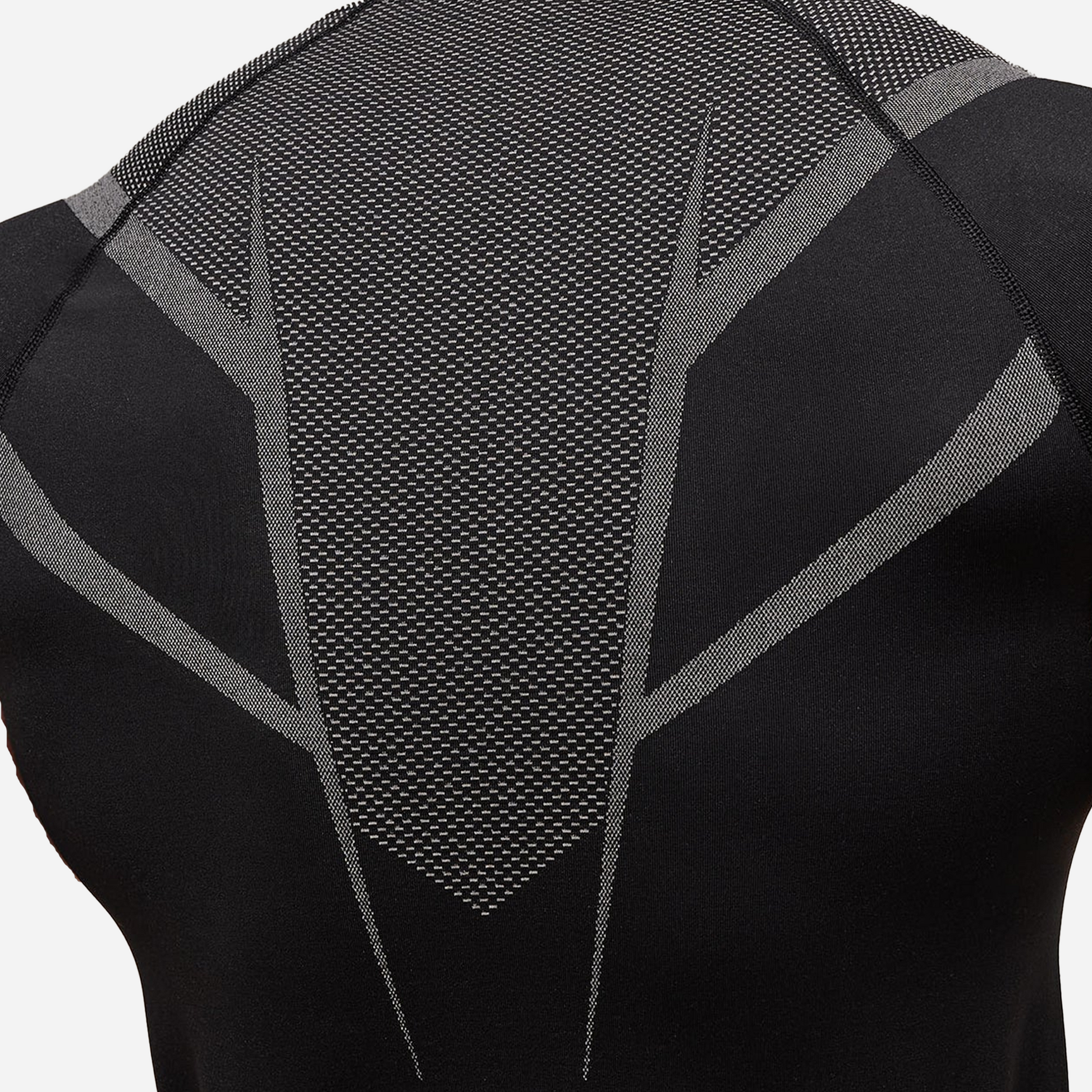 GYMSHARK Onyx 5.0 Seamless T-shirt Black/Light Grey