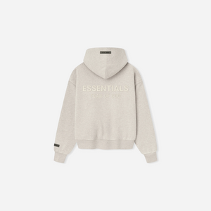 Fear Of God Essentials SS25 Womens Classic Fleece Hoodie- Heather Stone