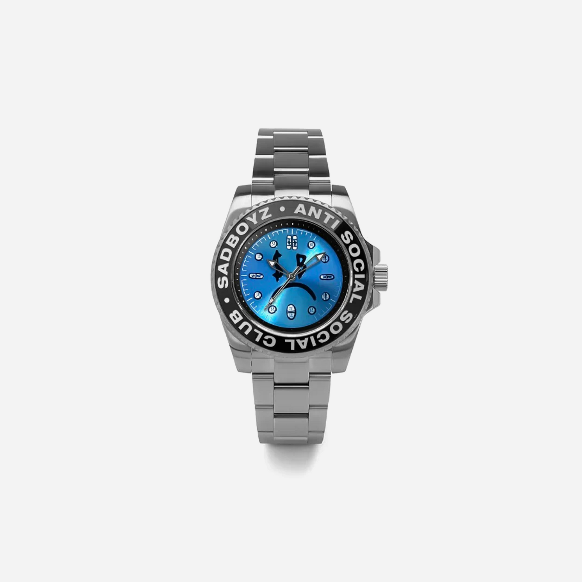 Sad Boyz x Anti Social Social Club 42mm Blue Watch