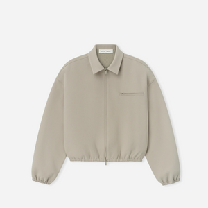 Fear Of God Essentials SS25 Bonded Canvas Jacket- Timber