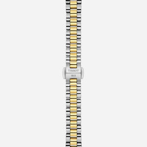 Tissot Desir White Mother of Pearl Dial 28mm Two Tone Grey/Yellow Gold Stainless Steel Watch