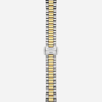 Tissot Desir White Mother of Pearl Dial 28mm Two Tone Grey/Yellow Gold Stainless Steel Watch