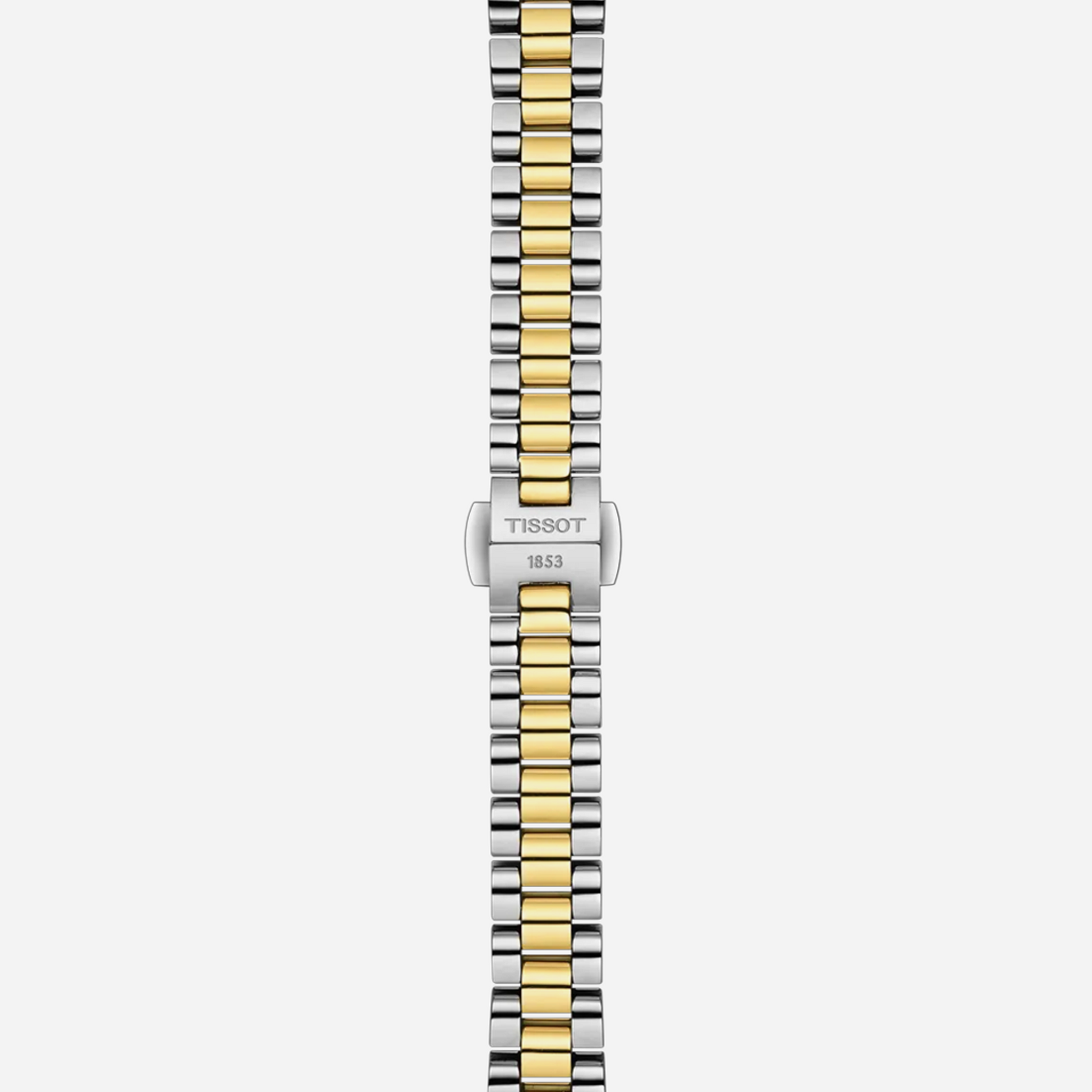 Tissot Desir White Mother of Pearl Dial 28mm Two Tone Grey/Yellow Gold Stainless Steel Watch