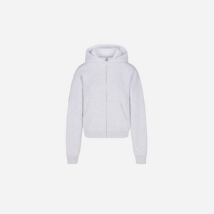 Skims Classic Zip Up Hoodie Cotton Fleece