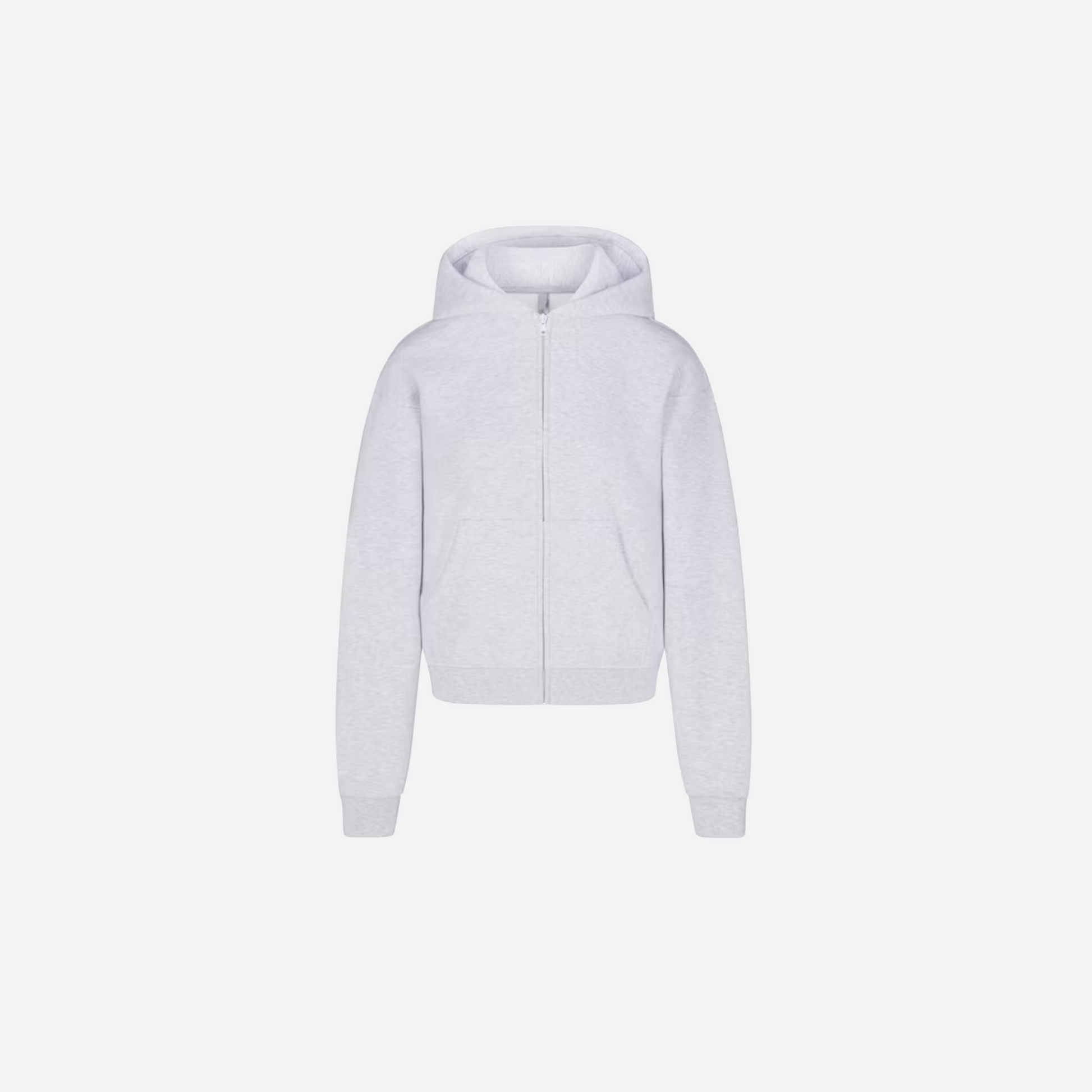 Skims Classic Zip Up Hoodie Cotton Fleece