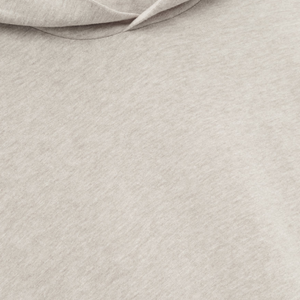 Fear Of God Essentials SS25 Womens Long Sleeve Jersey Hoodie- Heather Stone