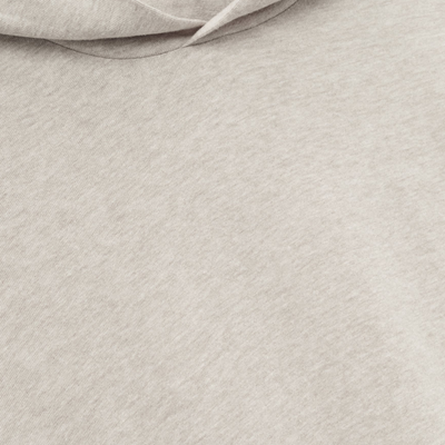 Fear Of God Essentials SS25 Womens Long Sleeve Jersey Hoodie- Heather Stone