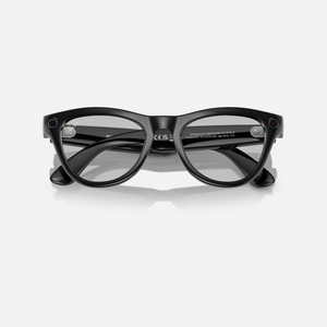 Ray-Ban Meta Skyler Shiny Black Clear-Cerulean Blue Tranisition Lens