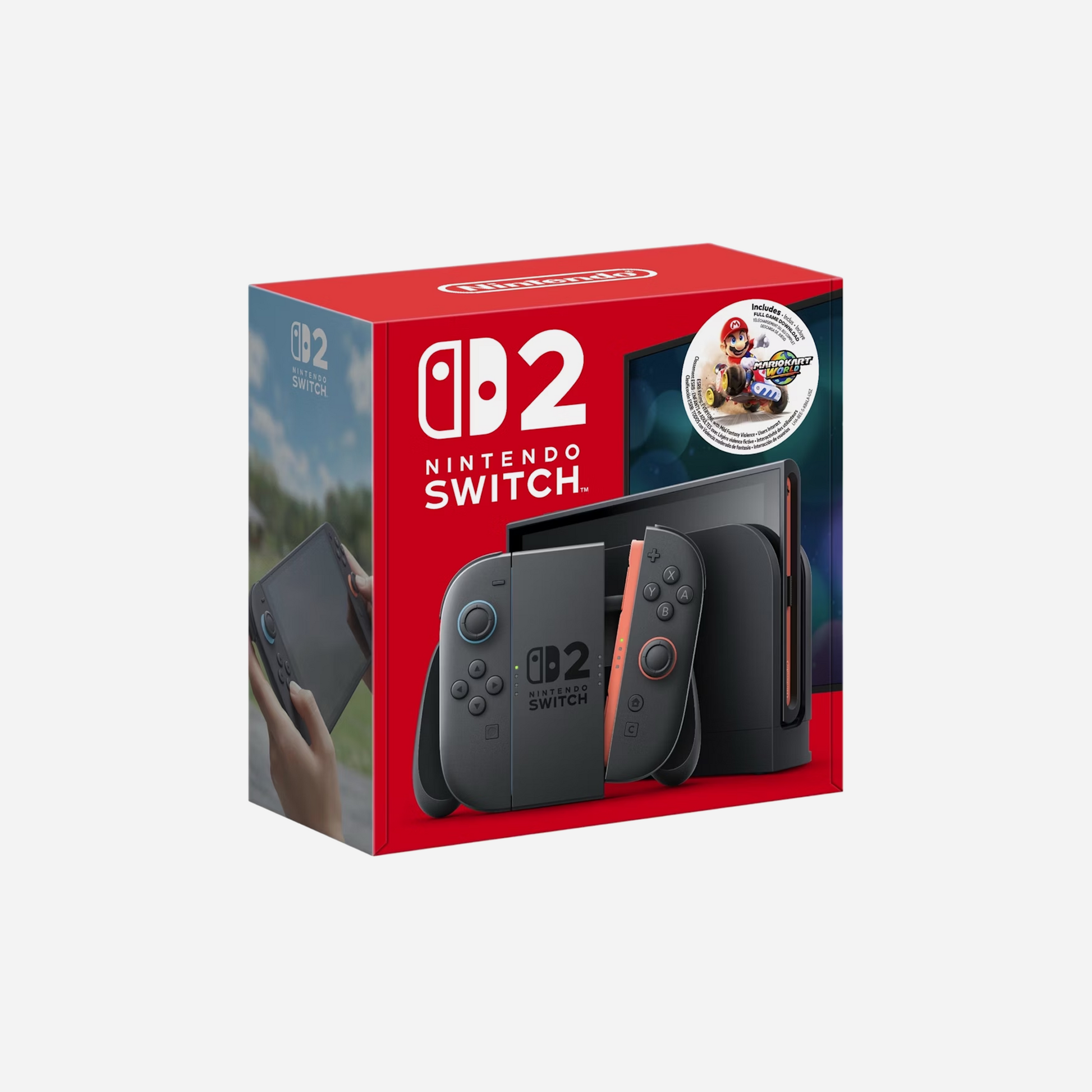 Nintendo Switch 2 MarioKart World Console Bundle 6614325 (US Plug)